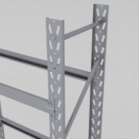 Däckställ 1 fack med 2 bärlag (8 däck)