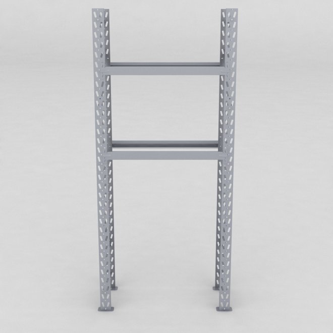 Däckställ 1 fack med 2 bärlag (8 däck)