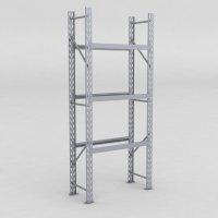 Däckställ 1 fack med 3 bärlag (12 däck)