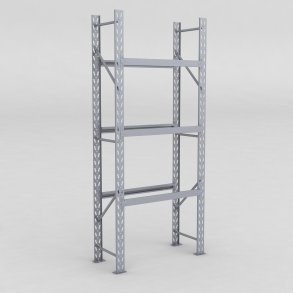 Däckställ 1 fack med 3 bärlag (12 däck)