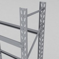 Däckställ 1 fack med 3 bärlag (12 däck)