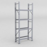 Däckställ 1 fack med 4 bärlag (16 däck)