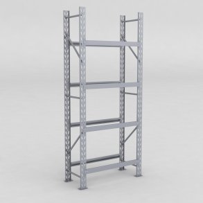 Däckställ 1 fack med 4 bärlag (16 däck)