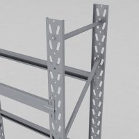 Däckställ 1 fack med 4 bärlag (16 däck)