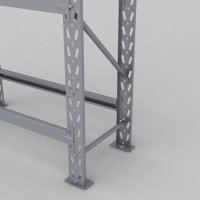 Däckställ 1 fack med 4 bärlag (16 däck)