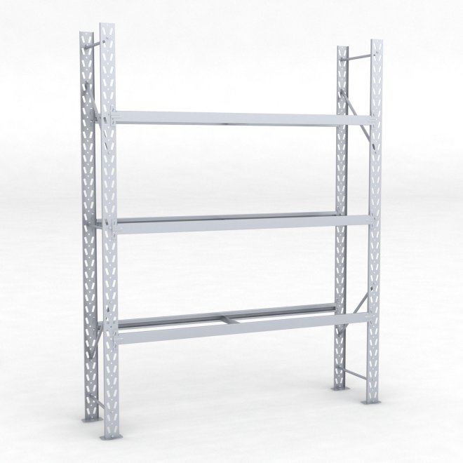 Däckställ 1 fack med 3 bärlag (27 däck)