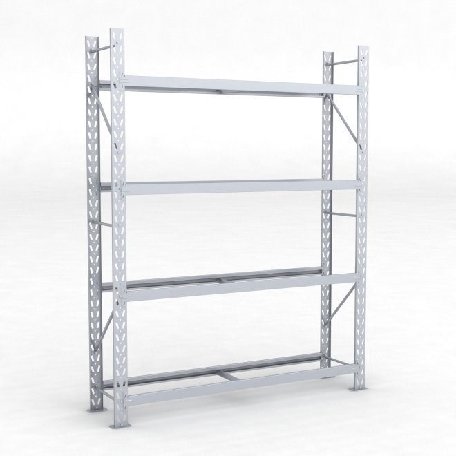 Reifenregal 1 Feld mit 4 Fachböden (36 Reifen)