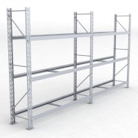 Däckställ 2 fack med 3 bärlag (54 däck)