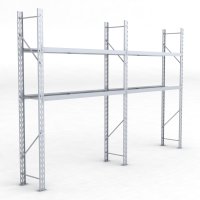 Däckställ 2 fack med 2 bärlag (36 däck)