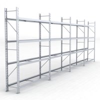 Däckställ 4 fack med 4 bärlag (144 däck)