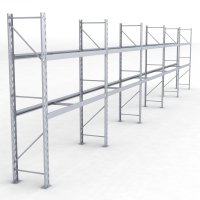 Däckställ 5 fack med 2 bärlag (90 däck)