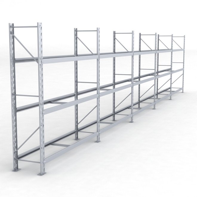 Däckställ 5 fack med 3 bärlag (135 däck)