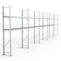 Däckställ 5 fack med 2 bärlag (90 däck)