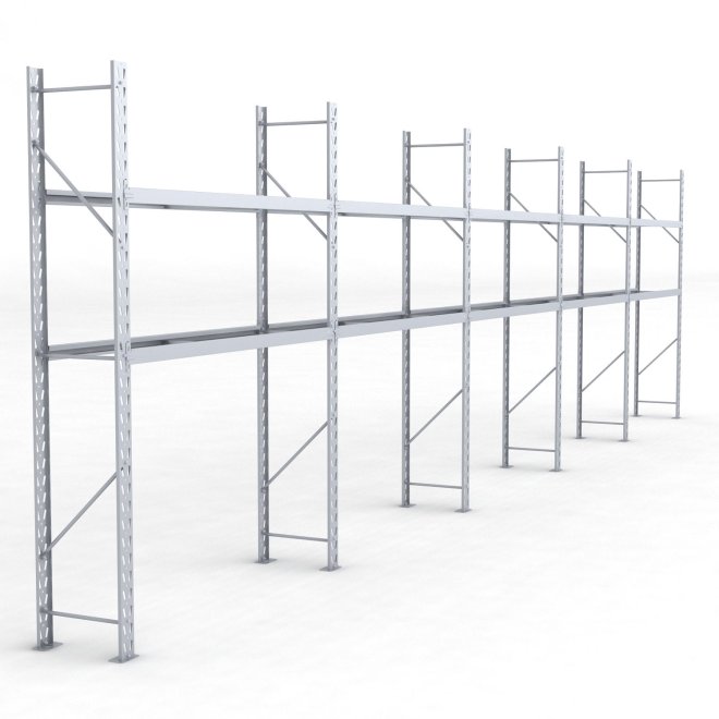 Däckställ 5 fack med 2 bärlag (90 däck)