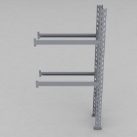 Däckställ tillbygnadsdel med 2 bärlag (8 däck)