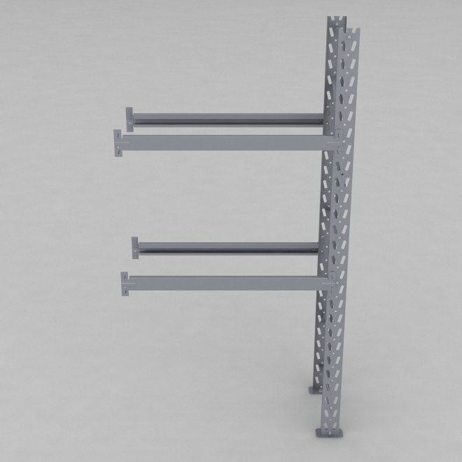 Däckställ tillbygnadsdel med 2 bärlag (8 däck)