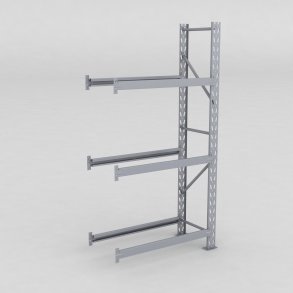 Däckställ tillbygnadsdel med 3 bärlag (12 däck)