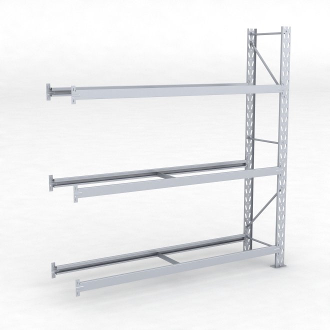 Reifenregal-Anbaufeld mit 3 Fachböden (27 Reifen)