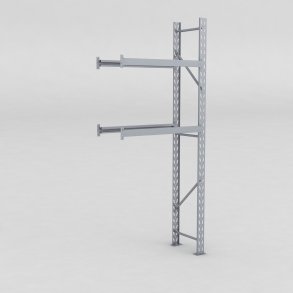 Däckställ tillbygnadsdel med 2 bärlag (8 däck)