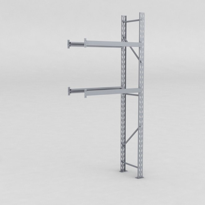 Däckställ tillbygnadsdel med 2 bärlag (8 däck)