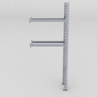 Däckställ tillbygnadsdel med 2 bärlag (8 däck)