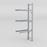 Däckställ tillbygnadsdel med 3 bärlag (12 däck)