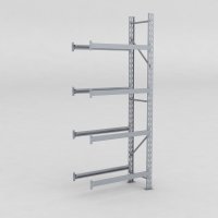 Däckställ tillbygnadsdel med 4 bärlag (16 däck)