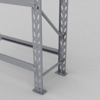 Däckställ tillbygnadsdel med 4 bärlag (16 däck)