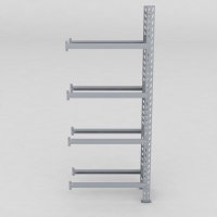 Däckställ tillbygnadsdel med 4 bärlag (16 däck)