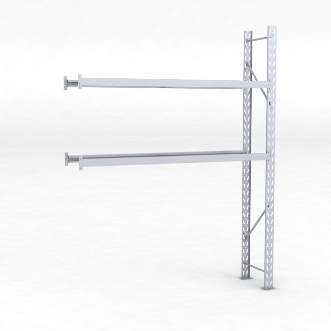 Reifenregal-Anbaufeld mit 2 Fachböden (18 reifen)