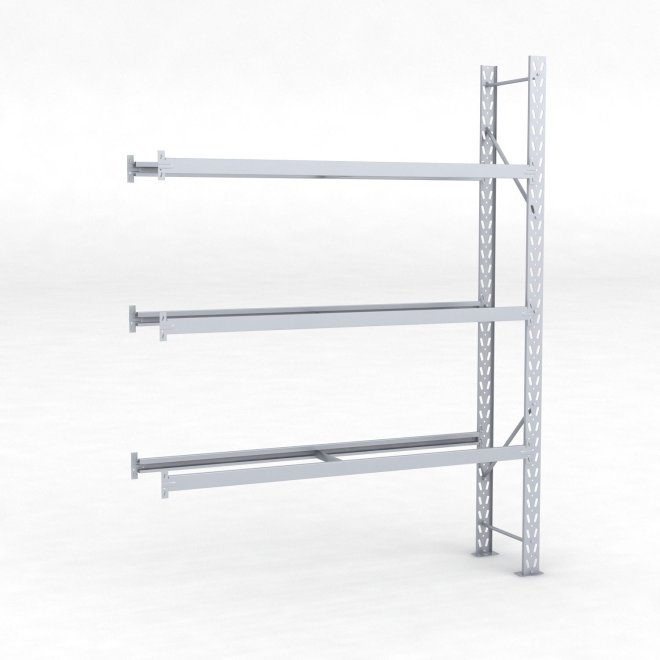 Reifenregal-Anbaufeld mit 3 Fachböden (27 reifen)