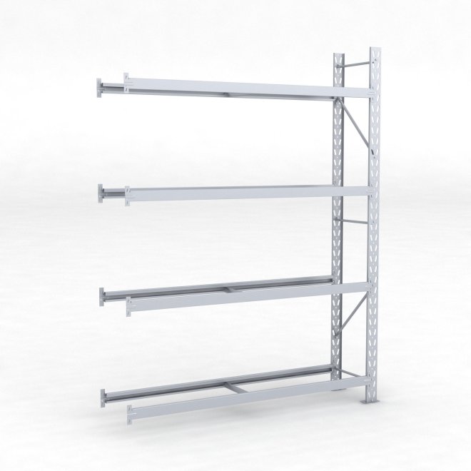 Reifenregal-Anbaufeld mit 4 Fachböden (36 reifen)