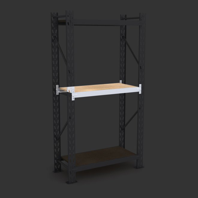 Komplet hylde til lagerreol