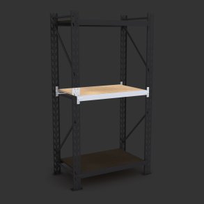 Komplet hylde til lagerreol