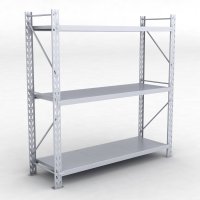 Lagerreol 1 fag med 3 hylder