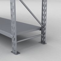 Lagerreol 2 fag med 3 hylder