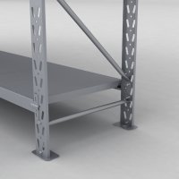 Lagerreol 2 fag med 4 hylder