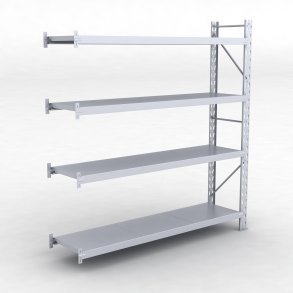 Frlngningsfack Combi 75 med 4 metallhyllor