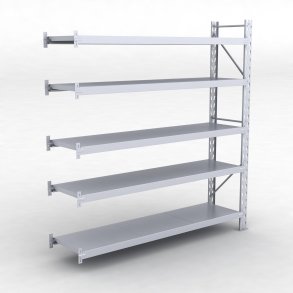 Frlngningsfack Combi 75 med 5 metallhyllor