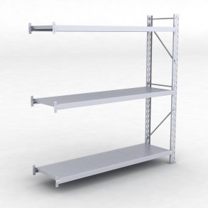 Frlngningsfack Combi 75 med 3 metallhyllor