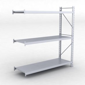 Frlngningsfack Combi 75 med 3 metallhyllor