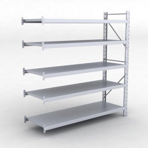 Frlngningsfack Combi 75 med 5 metallhyllor