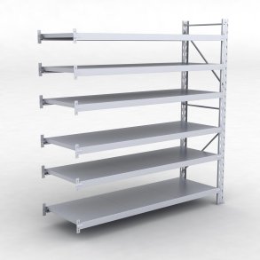 Frlngningsfack Combi 75 med 6 metallhyllor