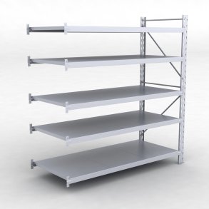 Frlngningsfack Combi 75 med 5 metallhyllor