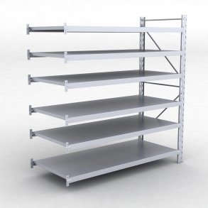 Frlngningsfack Combi 75 med 6 metallhyllor