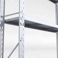 Frlngningsfack Combi 75 med 4 metallhyllor