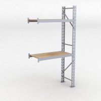 Lagerhylla H: 200 D: 45 cm 2 hyllplan