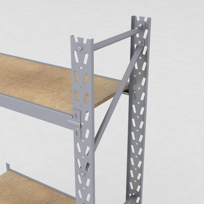 Lagerhylla H: 200 D: 45 cm 2 hyllplan