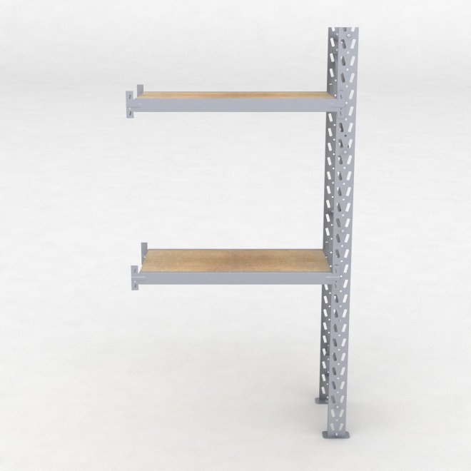 Lagerhylla H: 200 D: 45 cm 2 hyllplan