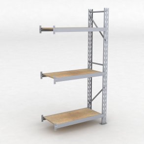 Lagerhylla H: 200 D: 45 cm 3 hyllplan